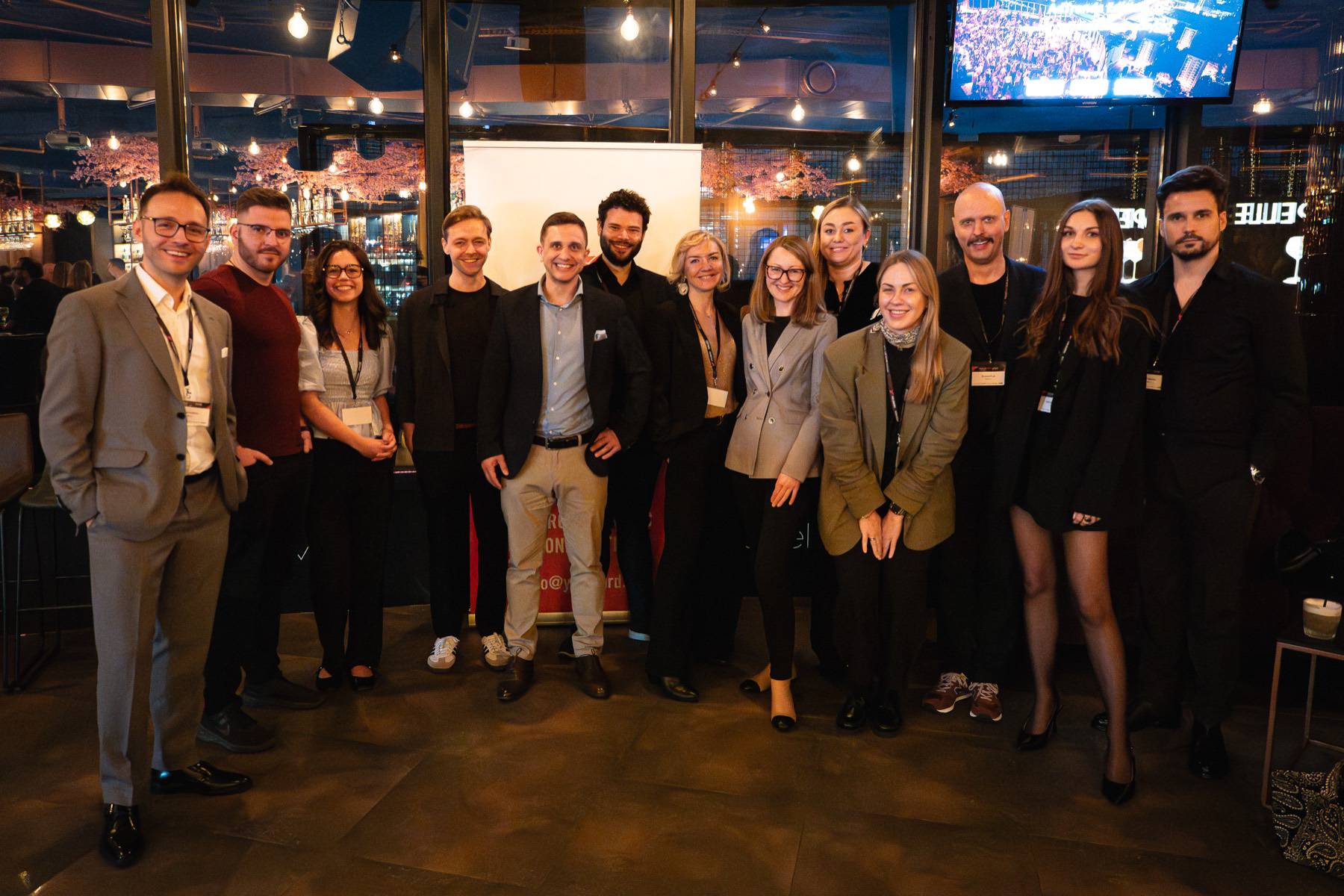 The Yieldbird team at a company event