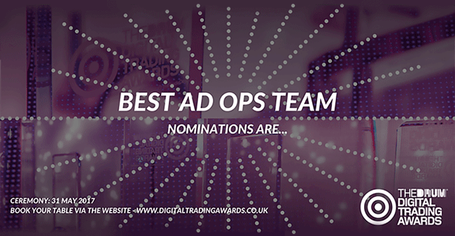 The Drum Awards - Best ad ops team nominations