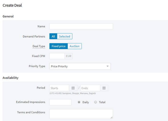 Create Brief Programmatic